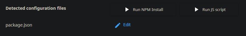 running NPM install